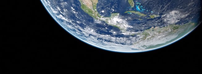 Earth from space image