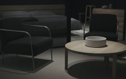 Dark modern furniture image